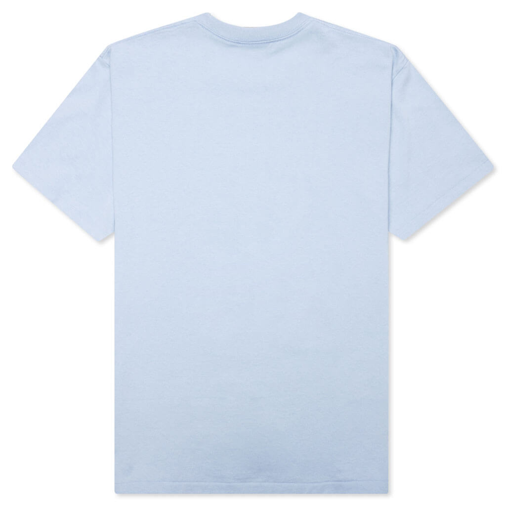 Broken College Tee - Blue
