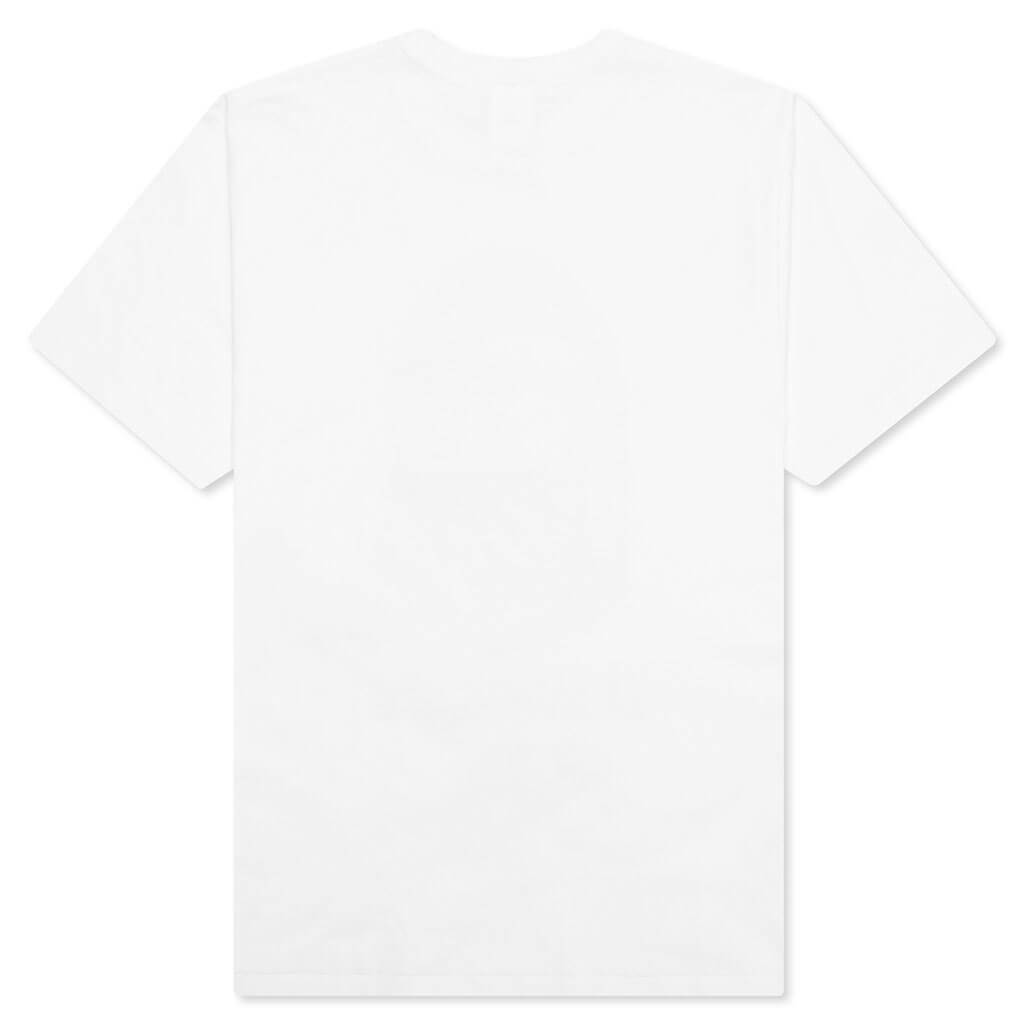 Color Camo Crazy Bape Logo Tee - White