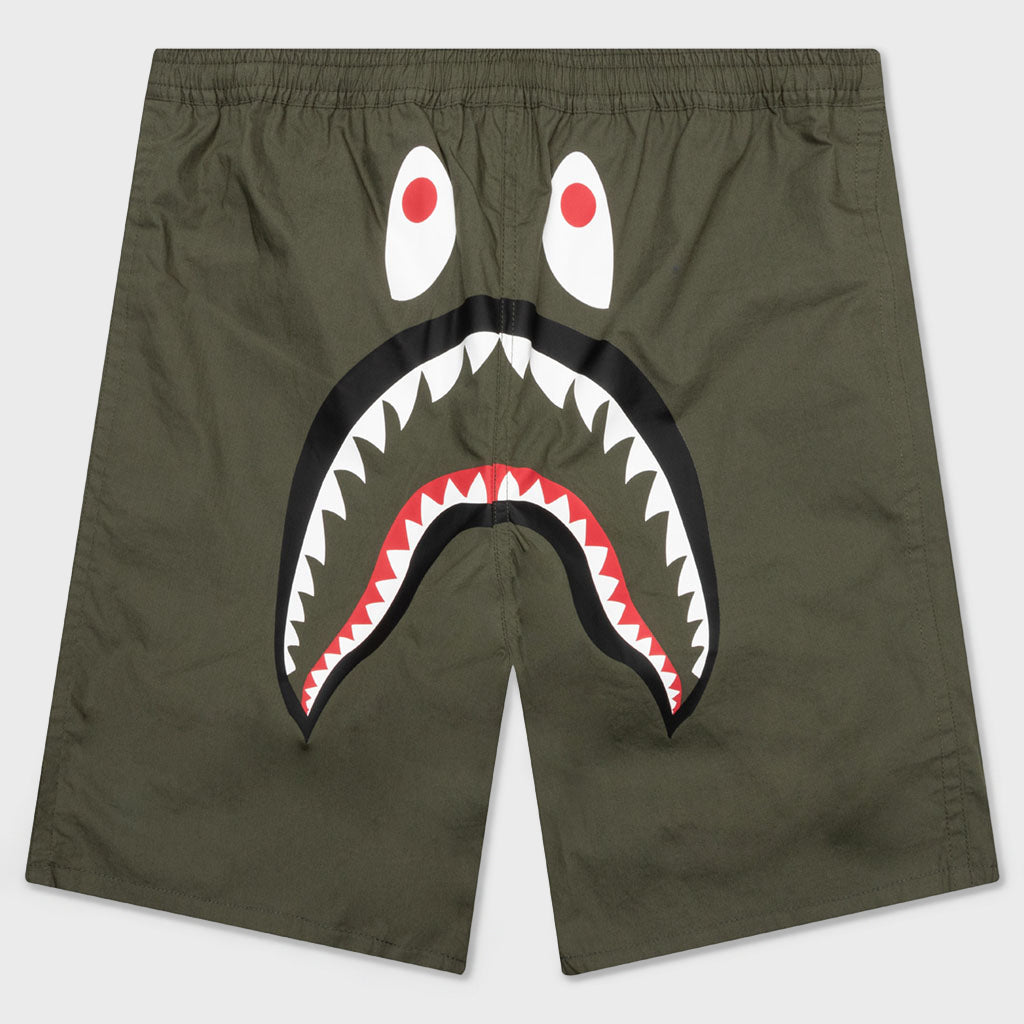 Color Camo Shark Reversible Shorts - Navy