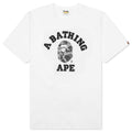 Honeycomb Camo College Tee - White/Grey