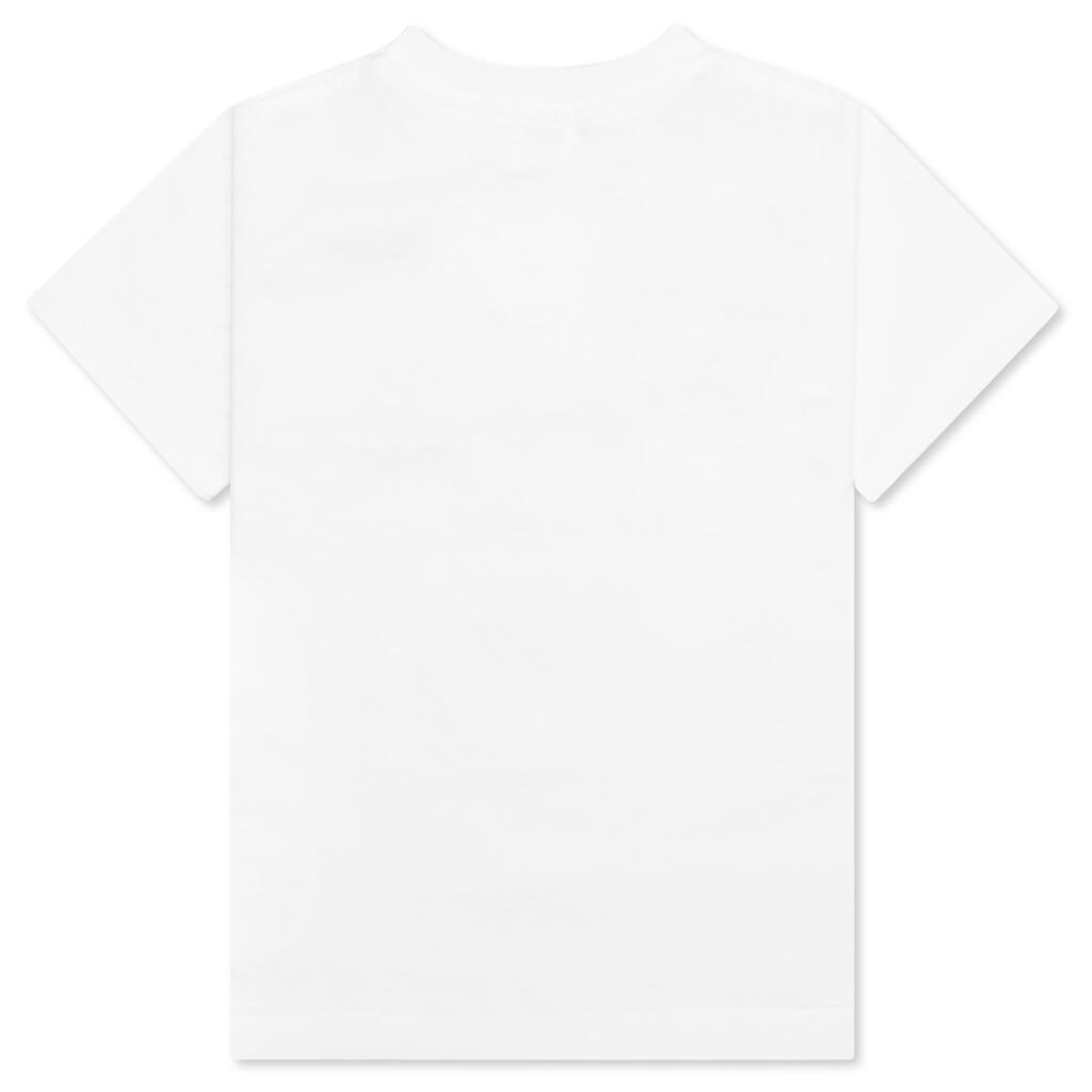 Kids 1st Camo Milo Busy Works Tee - White/Green