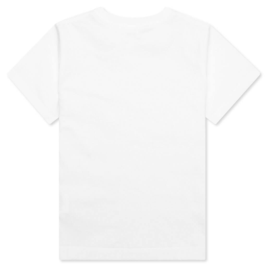 Kids Abc Camo Side Big Ape Head Tee  - White