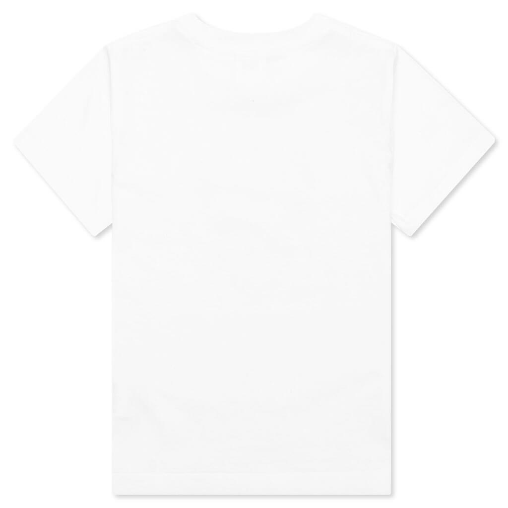 Honeycomb Camo College Tee - White/Grey