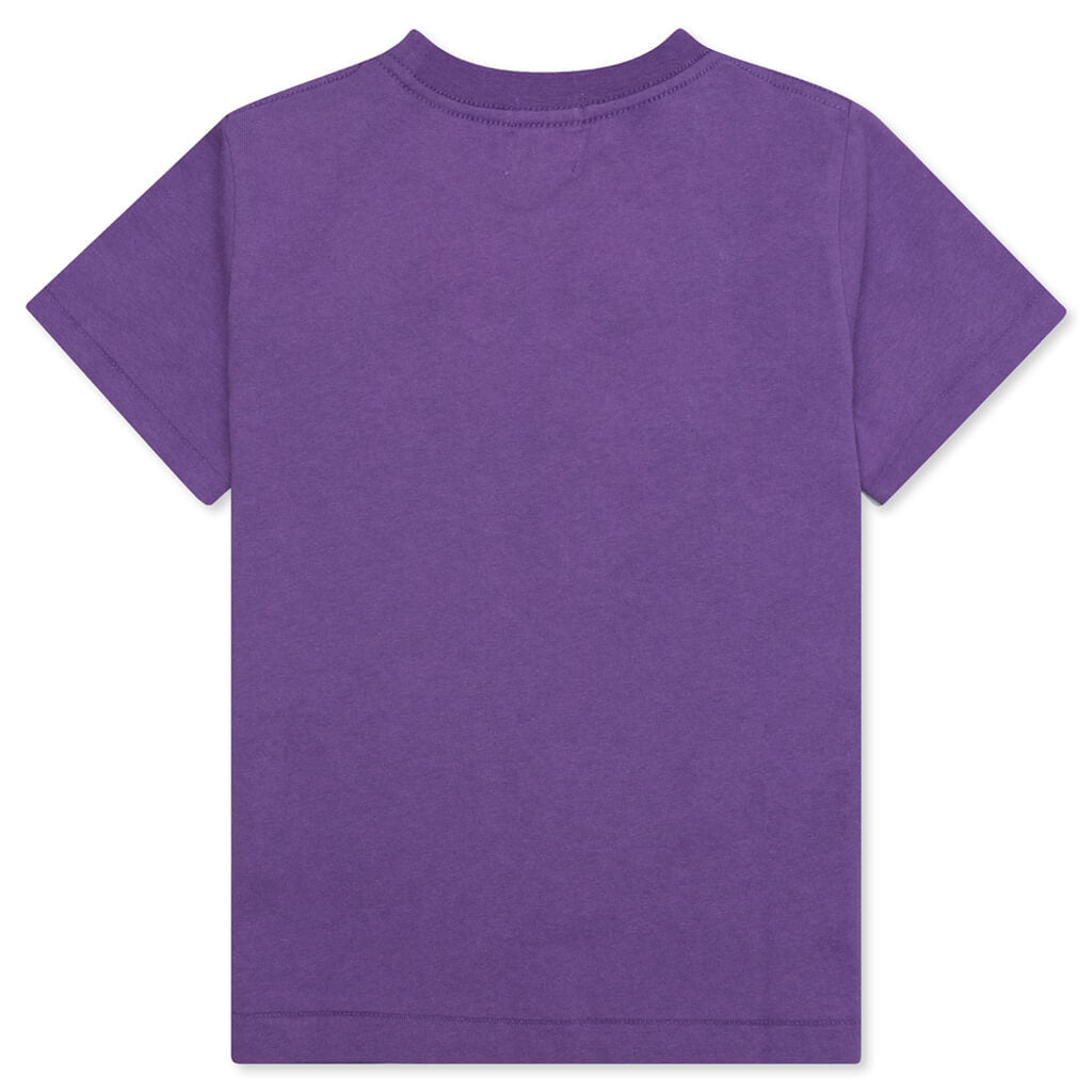 Kids Colors Shark Tee  - Purple