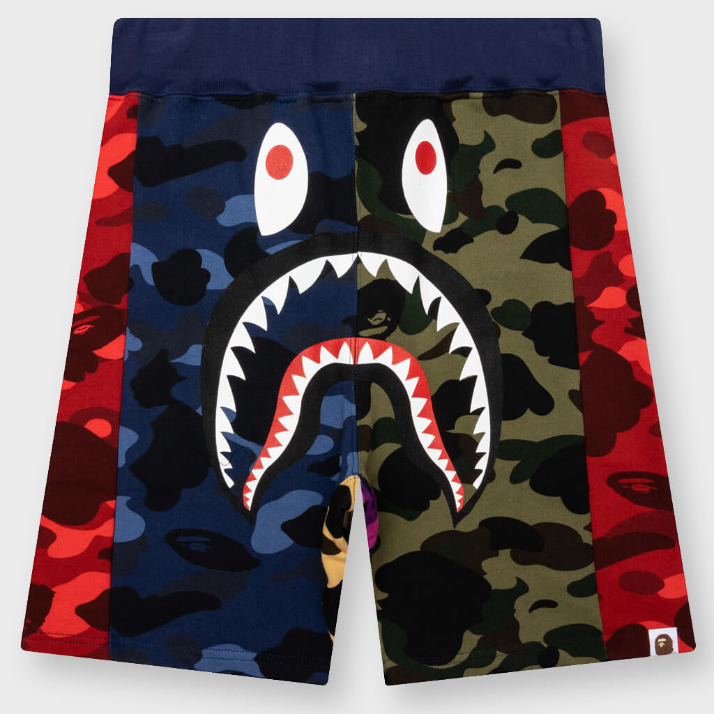 Mix Camo Crazy Sweat Shorts - Multi