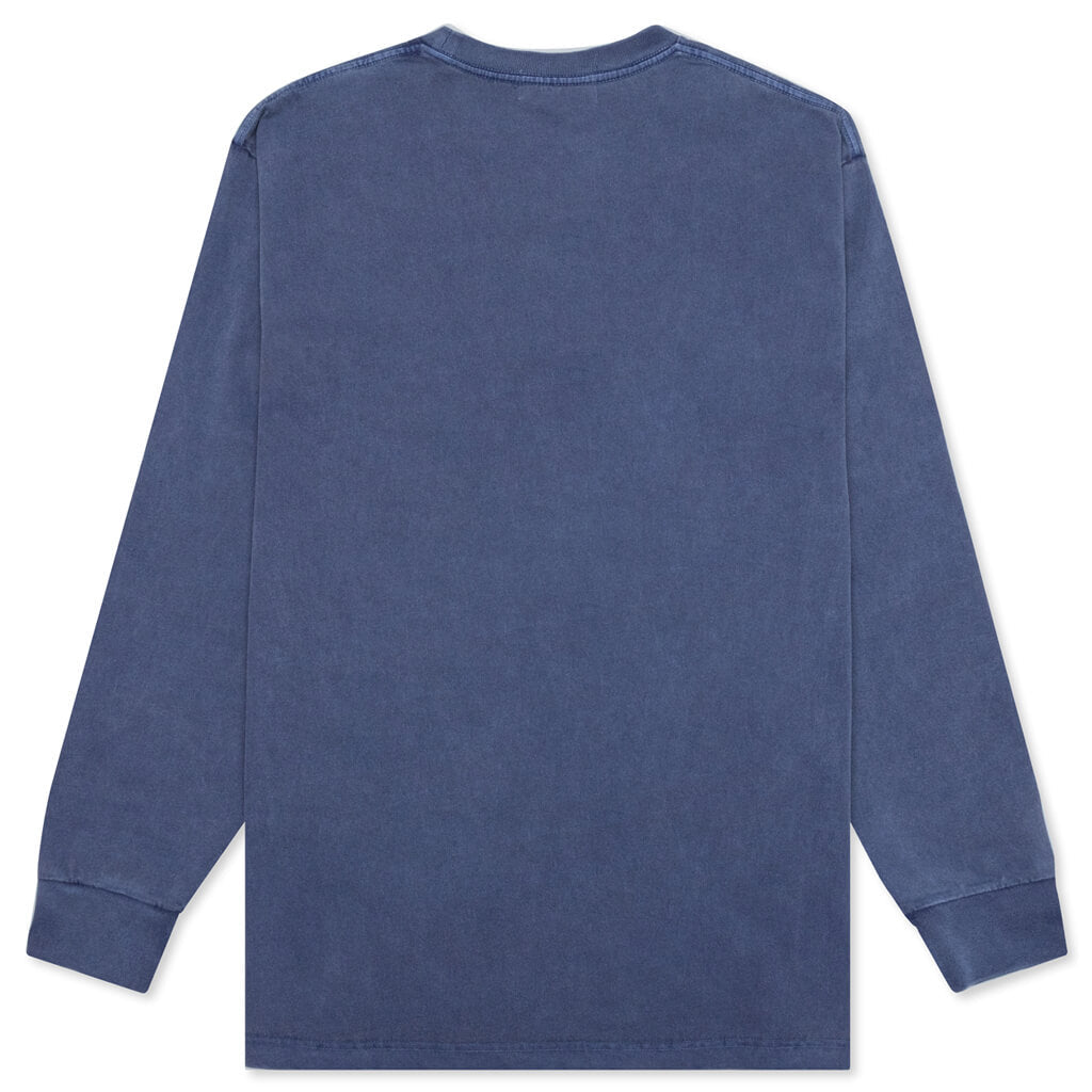 Overdye College L/S Tee - Navy