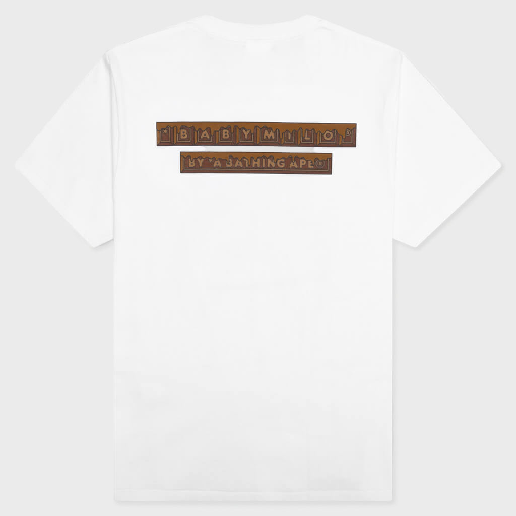 Valentine Chocolate Baby Milo Tee - White