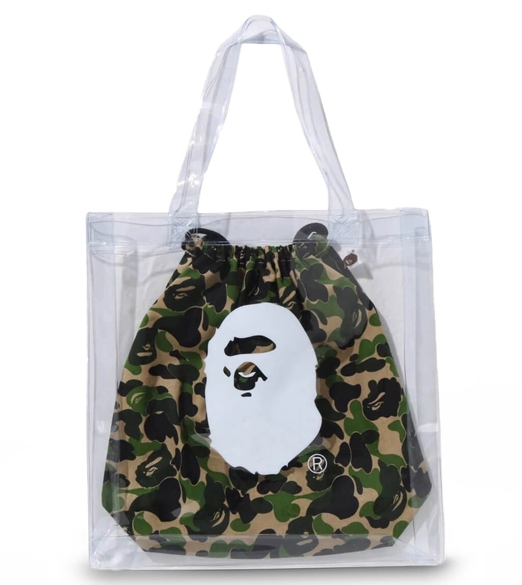 ABC Camo Clear Tote Bag - Green