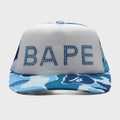 ABC Camo Crystal Stone Mesh Cap - Blue