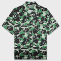 ABC Camo Open Collar S/S Shirt - Green