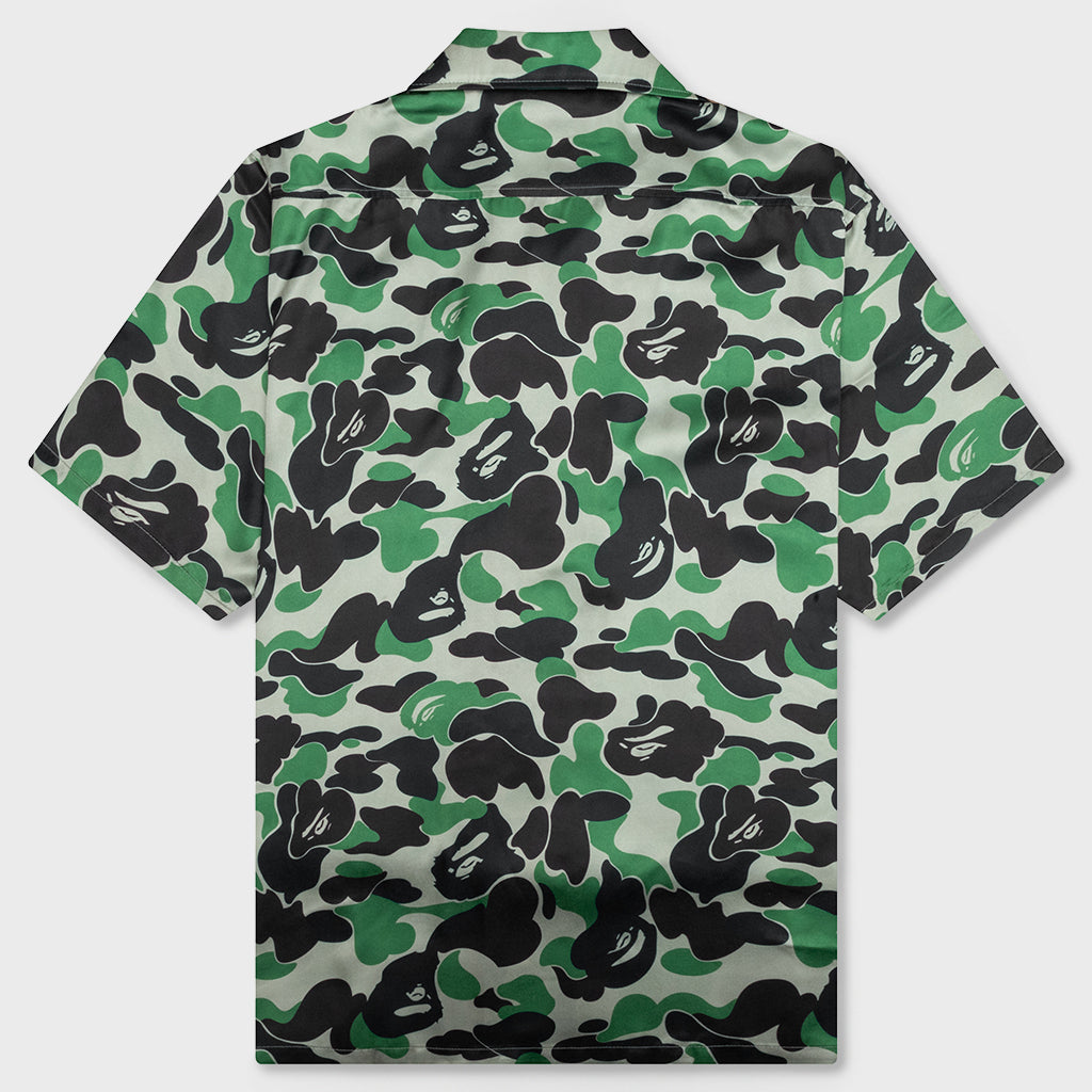 ABC Camo Open Collar S/S Shirt - Green