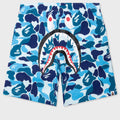 ABC Camo Shark Sweat Shorts - Blue