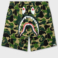 ABC Camo Shark Sweat Shorts - Green