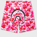 ABC Camo Shark Sweat Shorts - Pink