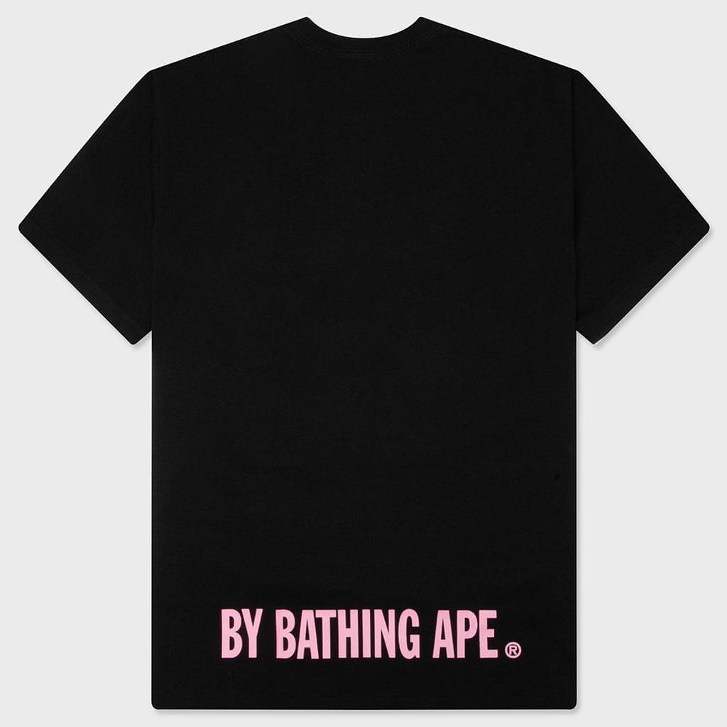 ABC Camo Ape Face STA Tee - Black/Pink