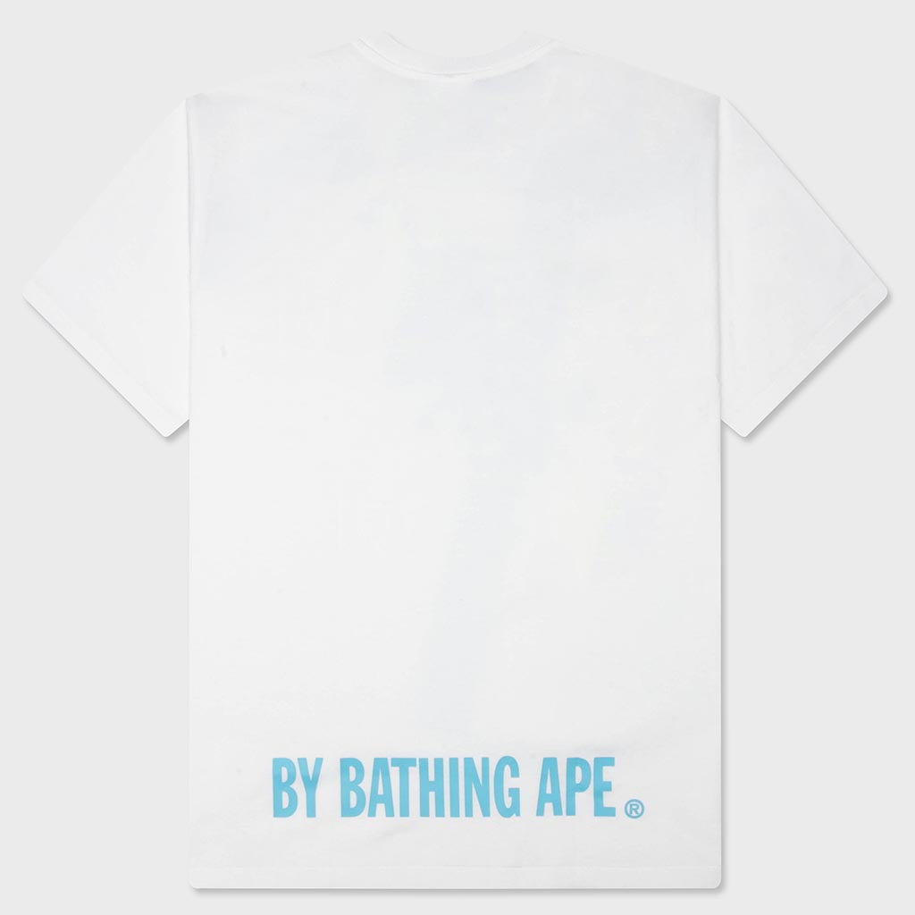 ABC Camo Ape Face STA Tee - White/Blue