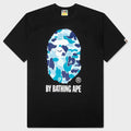 ABC Camo By Bathing Ape Tee - Black/Blue