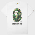 ABC Camo By Bathing Ape Tee - White/Green