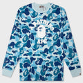 ABC Camo College L/S Tee - Blue
