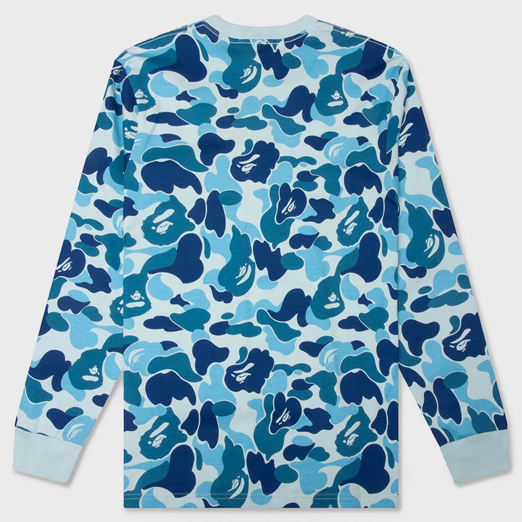 ABC Camo College L/S Tee - Blue