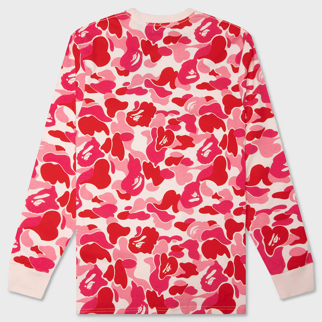 ABC Camo College L/S Tee - Pink
