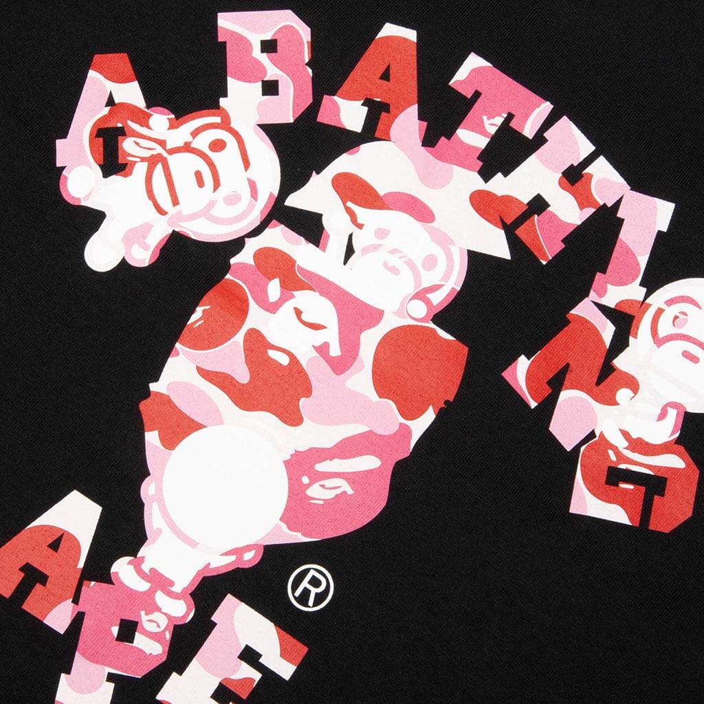 ABC Camo College Milo Tee - Black/Pink