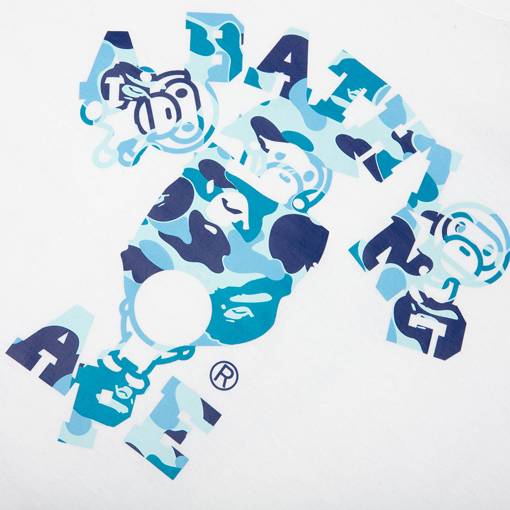 ABC Camo College Milo Tee - White/Blue