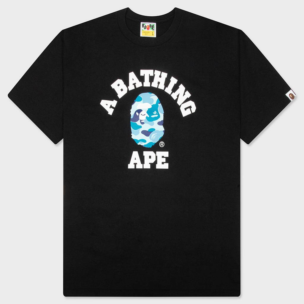 ABC Camo College Tee - Black/Blue
