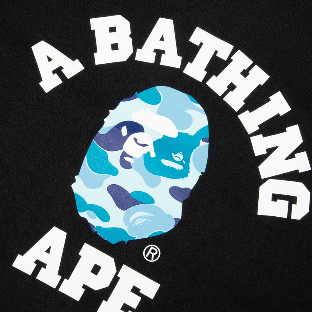 ABC Camo College Tee - Black/Blue