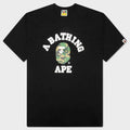 ABC Camo College Tee - Black/Green