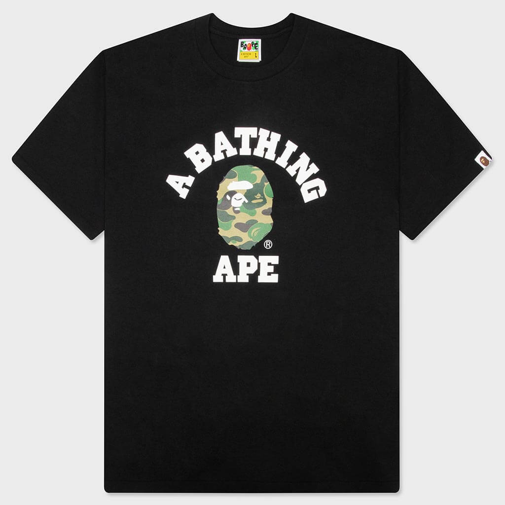 ABC Camo College Tee - Black/Green