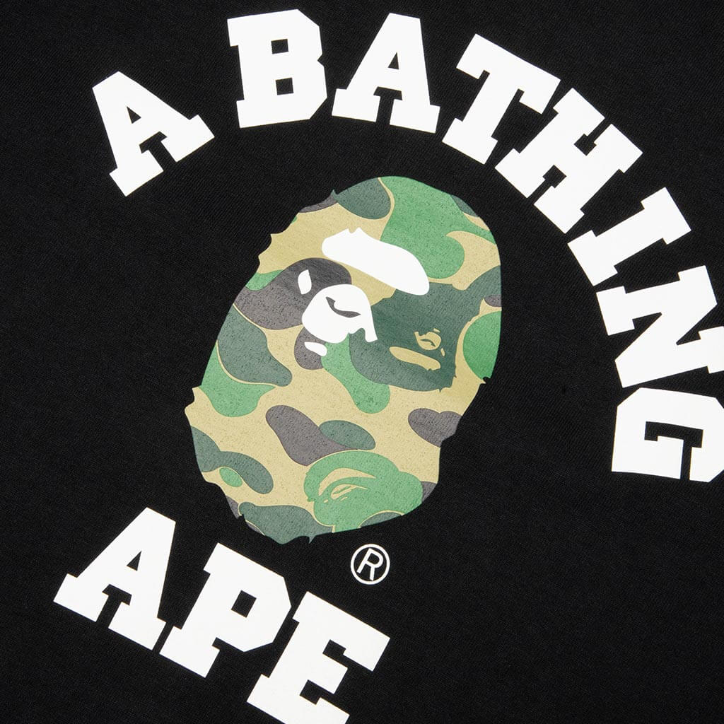 ABC Camo College Tee - Black/Green