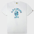 ABC Camo College Tee - White/Blue