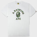ABC Camo College Tee - White/Green