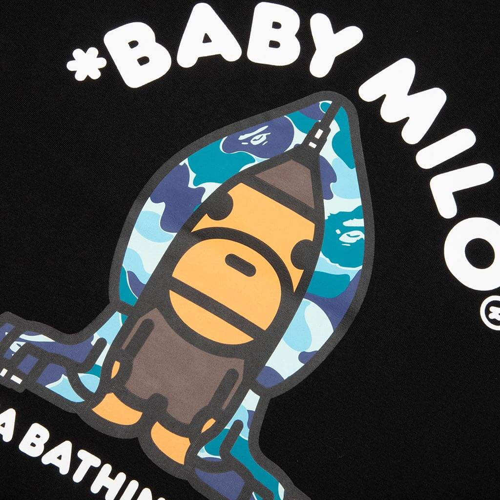 ABC Camo Milo Hoodie Tee - Black/Blue