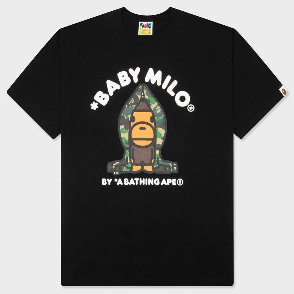 ABC Camo Milo Hoodie Tee - Black/Green