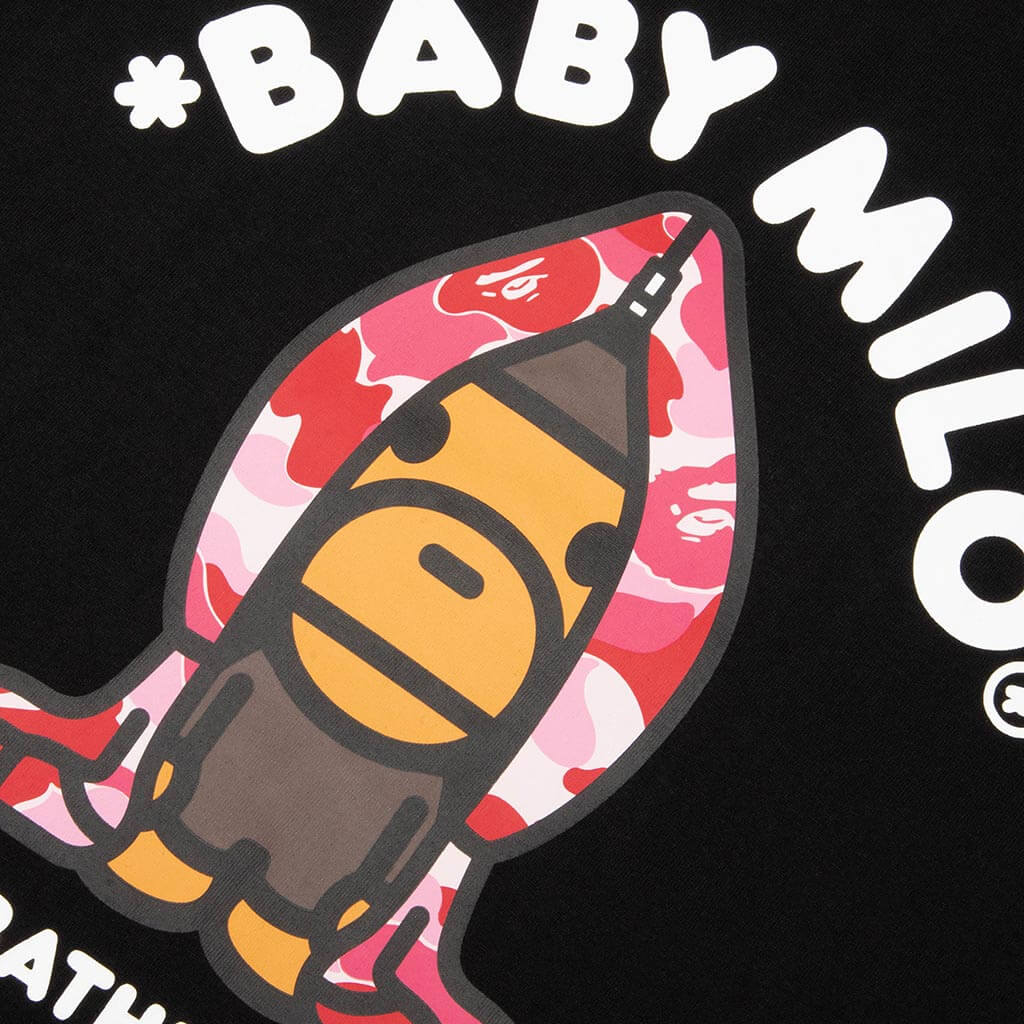 ABC Camo Milo Hoodie Tee - Black/Pink