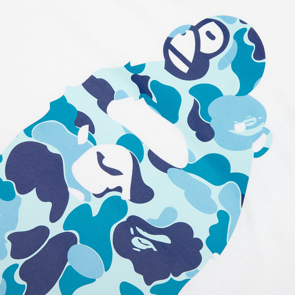 ABC Camo Milo On Big Ape Tee - White/Blue