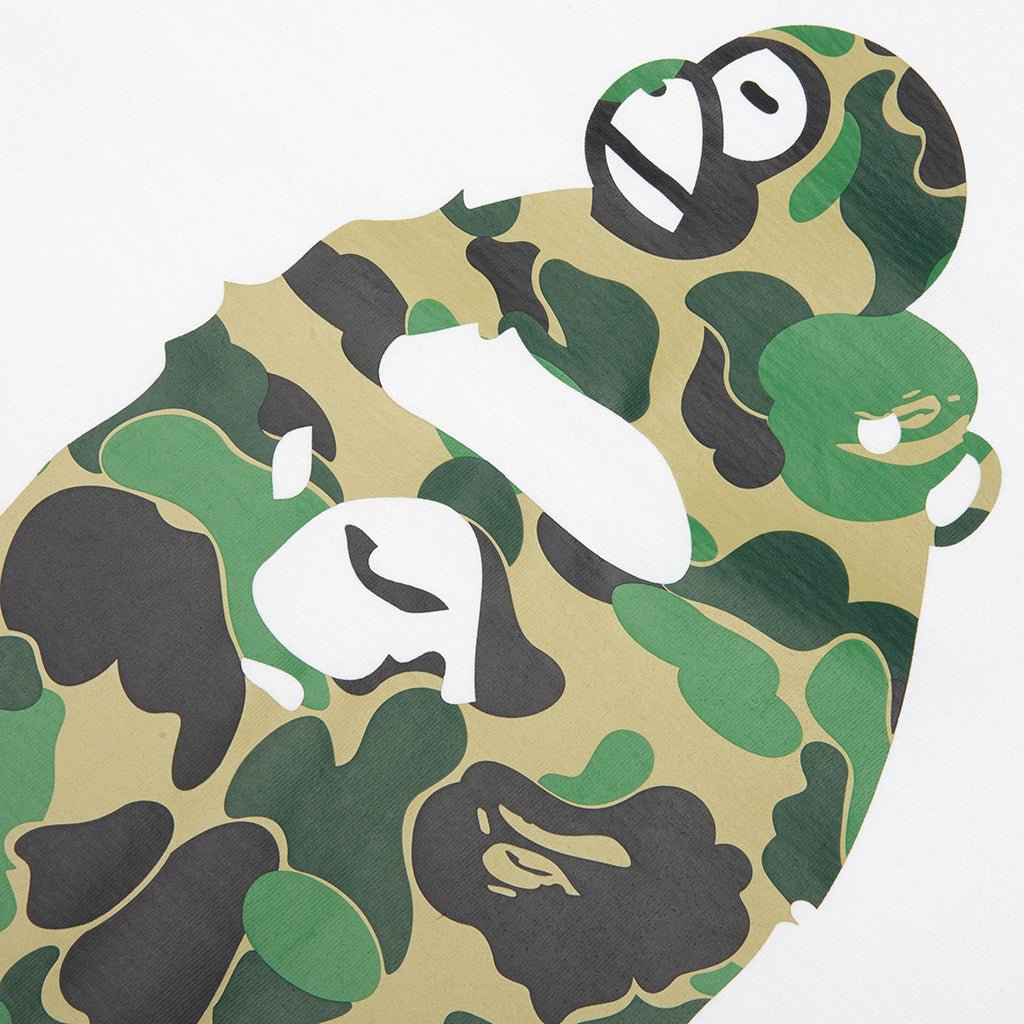 ABC Camo Milo On Big Ape Tee - White/Green