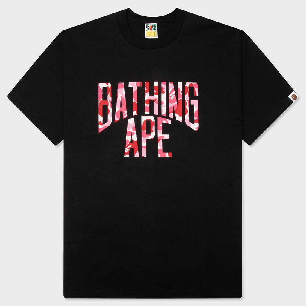 ABC Camo NYC Logo Tee - Black/Pink