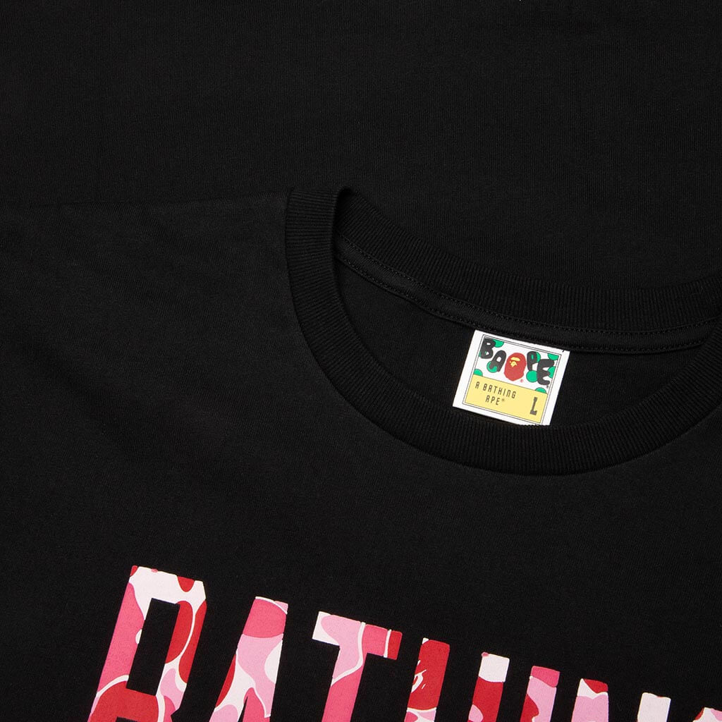 ABC Camo NYC Logo Tee - Black/Pink