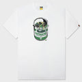 ABC Camo Paint Can Tee - White/Green