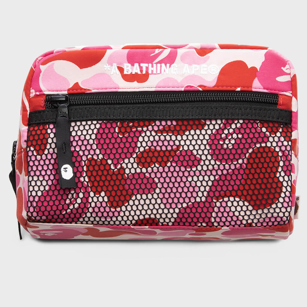 ABC Camo Pouch - Pink