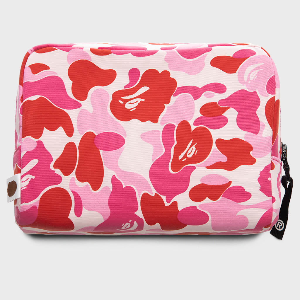 ABC Camo Pouch - Pink