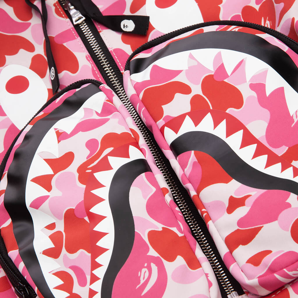 ABC Camo Shark Daypack - Pink