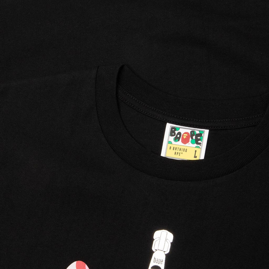 ABC Camo Shark Tee - Black/Pink