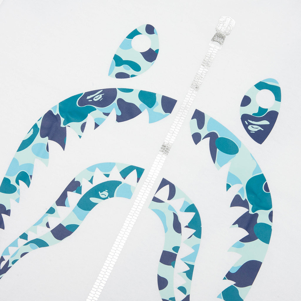 ABC Camo Shark Tee - White/Blue