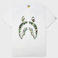 ABC Camo Shark Tee - White/Green