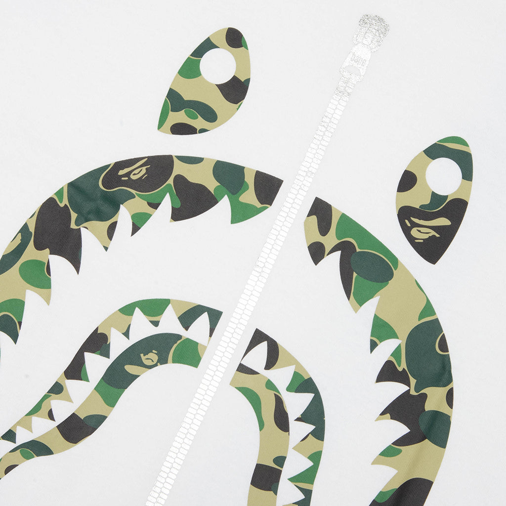 ABC Camo Shark Tee - White/Green