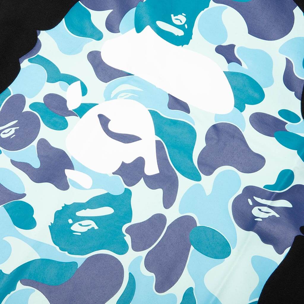 ABC Camo Side Big Ape Head Tee - Black/Blue